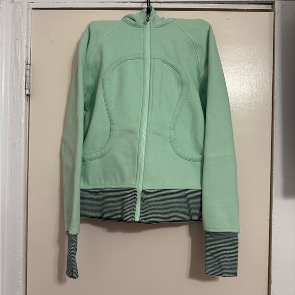 Lululemon Mint Green Full Zip Scuba size 12 - Picture 1 of 9